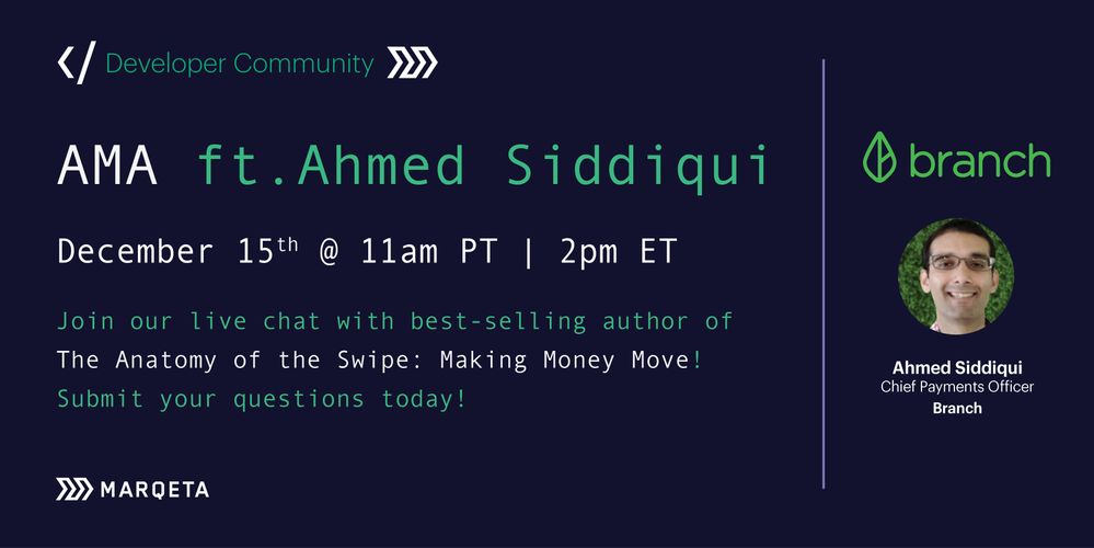 I'm Ahmed Siddiqui, Ask Me Anything! Live on 12/15